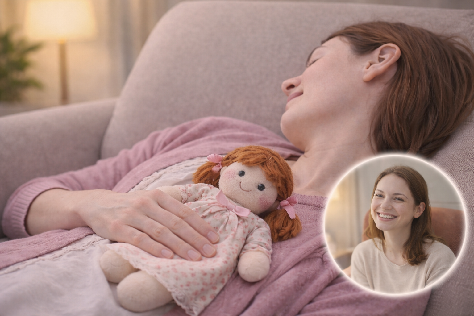 Mulher relaxando em terapia